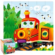 LSLJS Kids Baby Wooden Puzzle Cognition Puzzle Learning Educational Toy, Wooden Puzzle