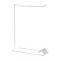thumbnail image 3 of Yinanstore Jewelry Organizer Display Stand Earrings Display Stand Metal Jewelry Storage Rack for Rings Glasses Hairband Photography Shop 1 Row White, 3 of 8