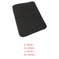 thumbnail image 2 of QualitChoice Tapis Double pour Litière de Chat et Chien Antidérapant Imperméable Noir P, 2 of 6