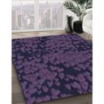 thumbnail image 3 of Ahgly Company Machine Washable Indoor Rectangle Transitional Deep Purple Area Rugs, 5' x 8', 3 of 7