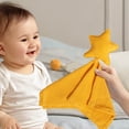 thumbnail image 3 of Btomtd Infant Cloth Soothing Handkerchief Infant Sleeping Doll Soothing Handkerchief, Yellow, 3 of 5