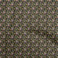 thumbnail image 1 of oneOone Polyester Spandex Black Fabric Baroque Sewing Material Print Fabric By The Yard 56 Inch Wide, 1 of 4
