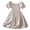 White, variant on FhsagQ Dress for Girls Toddler Children Girls Short Sleeve Flowers Prints Dresses Dress Clothes Girls' Easter Dresses Formal Two Color Baby Girls' Dresses Blue White 3-4 Years