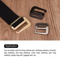 thumbnail image 5 of Unique Bargains 0.98' 25mm Webbing Release G Hook Buckle Adjusters for Backpack Strap, 8Pack Matte Black, 5 of 5