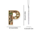 thumbnail image 2 of Up to 65% Off! Gspmoly 26 Letter Acrylic Keychain Pendant for Books up to 65% Off, 2 of 3