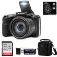 thumbnail image 1 of Kodak PIXPRO AZ425 Astro Zoom 20MP Full HD Digital Camera (BLACK) Bundled with SanDisk 64GB Memory Card and Camera Bag. Get a Free SD Card Reader and Custom Cleaning Cloth., 1 of 10