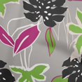 thumbnail image 1 of oneOone Rayon Gray Fabric Abstract Tropical Floral Sewing Material Print Fabric By The Yard 56 Inch Wide, 1 of 4