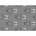 thumbnail image 1 of Ahgly Company Machine Washable Indoor Rectangle Transitional Dim Gray Area Rugs, 5' x 7', 1 of 7