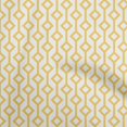 thumbnail image 1 of oneOone Rayon Yellow Fabric Geometric Sewing Material Print Fabric By The Yard 56 Inch Wide, 1 of 4