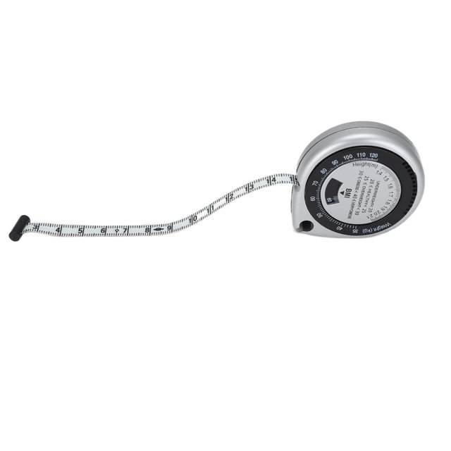 Waist Measuring Tape,Body Measure Tape Double Retractable Measuring Tape Body Fat Caliper Tape Smart Functionality