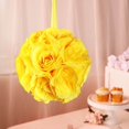 thumbnail image 1 of CHOK 2 Pack | 7” Mauve Flower Ball Silk Rose Pomander Kissing Ball, 1 of 11