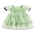 thumbnail image 1 of MesaSe Robe de Fête pour Tout-Petits Bébés Enfants Filles Été Sans Manches Imprimé Papillon Robe Tutu Tulle Superposé Princesse Robes d'Anniversaire, 1 of 6