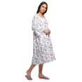 thumbnail image 2 of Moomaya Chemise de Nuit Évasée en Coton pour Femmes, 2 of 6