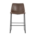 thumbnail image 4 of Ensemble de 5 tabourets de bar marron Heavenly Collection pour salles à manger, 4 of 6