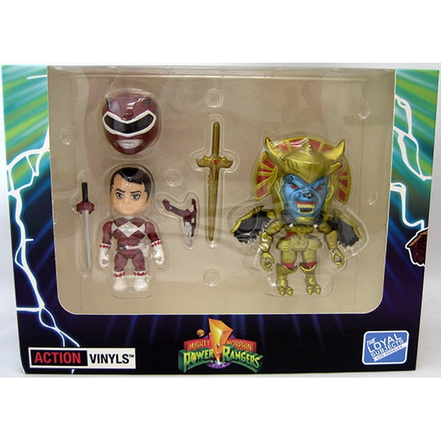 Mighty Morpin Power Rangers 3 Inch Action Figure Metallic 2-Pack Series Exclusive - Red Ranger vs Goldar SDCC 2015