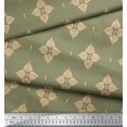 thumbnail image 2 of Soimoi Poly Georgette Fabric Floral Block Decor Fabric Printed Yard 42 Inch Wide, 2 of 5