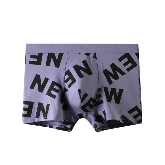 Jamicy Men's Boxer Briefs Gift for Men Men Underwear Boxer Briefs Soft Comfortable Breathable Underwear Boxer Briefs Elastic High Waist Daily Basic Trunks