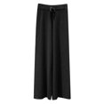 thumbnail image 5 of Women‘s Ribbed Knit Wide Leg Pants Casual Flowing Sweater Pants With Elastic Waist, 5 of 5
