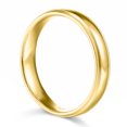 thumbnail image 2 of Precious Stars 14K Yellow Gold 4-mm Unisex Standard-Fit Polished Milgrain Wedding Band, 2 of 4