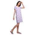 thumbnail image 4 of Moomaya Chemise de Nuit d'Allaitement à Boutons pour Femmes Imprimée, 4 of 5