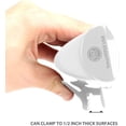 thumbnail image 2 of GOgroove SonaVERSE USB Speakers for Laptop Computer - USB Powered Mini Sound Bar with Clip-On Portable External Speaker Design for Monitor, One Cable for Digital Audio Input and Power (White), 2 of 9