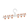 thumbnail image 2 of Vaidha Windproof Sock Clips Hanger, Clothes Drying Rack With 360鎺?Swivel Hook And Strong Clips For Drying And Organize Underwear, Socks, Hats, Scarves, Pants, 2 of 9