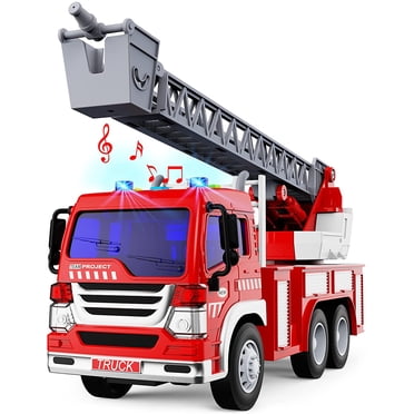 Fire Engine Toy ,Fire Truck Toy ,Inertial Cars ,Emergency Rescue Truck with Lights and Sounds，Educational