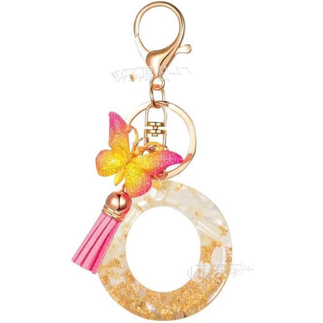 Letter Keychain,26 Letters A-Z Decorative Letter Keychain,Name Keychain for Women Girls Men Teenager Gift