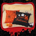 thumbnail image 4 of Wangscanis Pillow Cover, Halloween Cartoon Patterns Print Square Pillowcase, 4 of 6