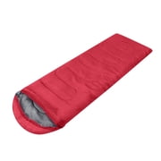 Red Xl Sleeping Bag For Adults Wide Sleeping Bag For Camping Backpacking Warm Weather Sleeping Bag With Drawstring Hood Lightweight Portable Sleeping Bag 70.8X29.5 Inches