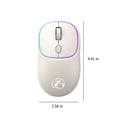 thumbnail image 3 of LSLJS Wireless Mouse with Dazzling Lights 2.4G Noiseless Mouse with Usb Receiver Portable Computer Mice for Desktop Computer Laptop, 3 of 5