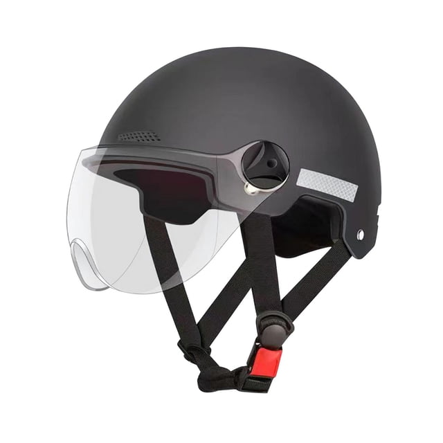 Miulika Comfortable Friendly Lining Riding Helmet Black
