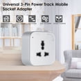 thumbnail image 3 of Track Sockets Power Track Socket Outlet Versatile Electric Mobile Track Socket Power Track Adapter, 3 of 7