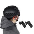 thumbnail image 2 of Mask Holder Ski Helmet Snowboard Helmet Holder 2 Pieces Black, 2 of 2