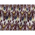 thumbnail image 4 of oneOone Viscose Jersey Fabric Tree Style Ikat Print Fabric BTY 60 Inch Wide, 4 of 5