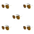 thumbnail image 3 of relayinert Fashionable Polarized Lens Small Square For Trendy Style Materials gold tea flake C5 5Set, 3 of 6