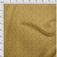 thumbnail image 4 of oneOone Georgette Viscose Dark Mustard Fabric Leaf Sewing Craft Projects Fabric Prints By Yard 42 Inch Wide, 4 of 4