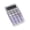 Purple, variant on Clear Mini 8-Digit Calculator - Portable Basic Calculator with LCD Display for School Supplies, Students & Home Office Use