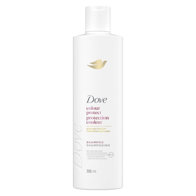 Dove Shampooing Protection Couleur Soin des Protéines Bio + Sérum de Soin Couleur, 355 ml