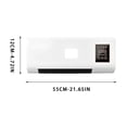 thumbnail image 3 of 2-in-1 Wall Mounted Portable Air Conditioner and Heater for Small Rooms, Fast Heating with IPX4 Waterproof, Bathroom Safe, Includes Remote Control, 3 of 8