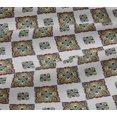 thumbnail image 5 of oneOone Viscose Jersey Fabric Floral Block Print Fabric BTY 60 Inch Wide, 5 of 5