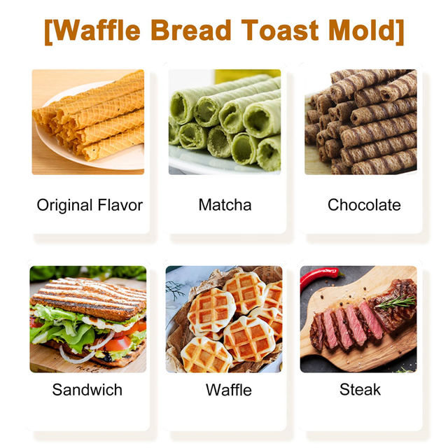 Grilled Sandwich Maker,Bread Toast Breakfast Machine,Hot Sandwich Pan,Nonstick Aluminum Flip Pan,Kitchen Tool