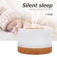 thumbnail image 4 of 500ml Premium, Essential Oil Diffuser With Remote Control, 5 In 1 Aromatherapy Fragrant Oil Humidifier Vaporizer, Timer And Auto-Off, 4 of 9