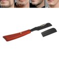 thumbnail image 3 of Care Straight Handle  Zinc Alloy Japanese Straight Edge Barber  for Shaving Hair Eyebrows, 3 of 7