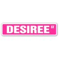 thumbnail image 1 of SignMission SS-DESIREE 4 x 18 in. Childrens Name Room Street Sign - Desiree, 1 of 1