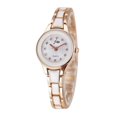 thumbnail image 1 of 3pcs Waterproof Steel Strap Bracelet Quartz Women Watch(Gold), 1 of 8