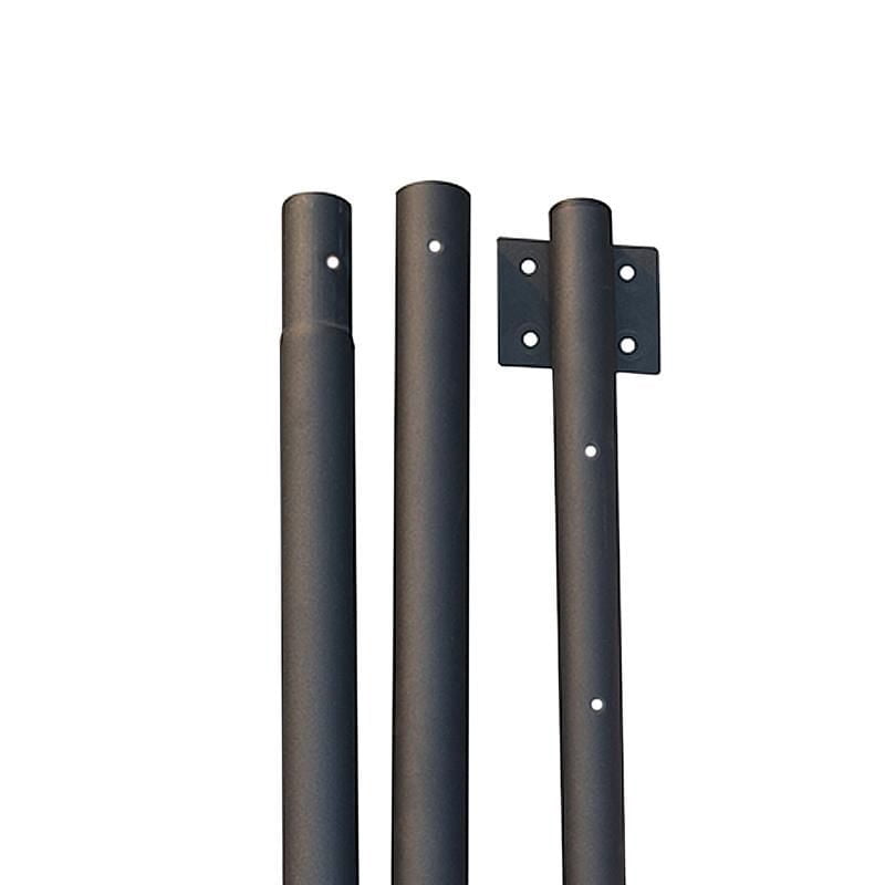 Filet de basketball classique portable Backyard Lifestyles – Hauteur réglable de 63 po à 82,5 po , panneau arrière en polyéthylène, poteau en acier, utilisation en extérieur