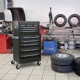 thumbnail image 2 of Gymax Rolling Steel Tool Chest 5-Drawer Tool Storage Cabinet w/ Hanging Holes, 2 of 10