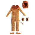 thumbnail image 2 of Fun Costumes Plus Size Deluxe Lion Jumpsuit Faux Fur Costume, 2 of 10