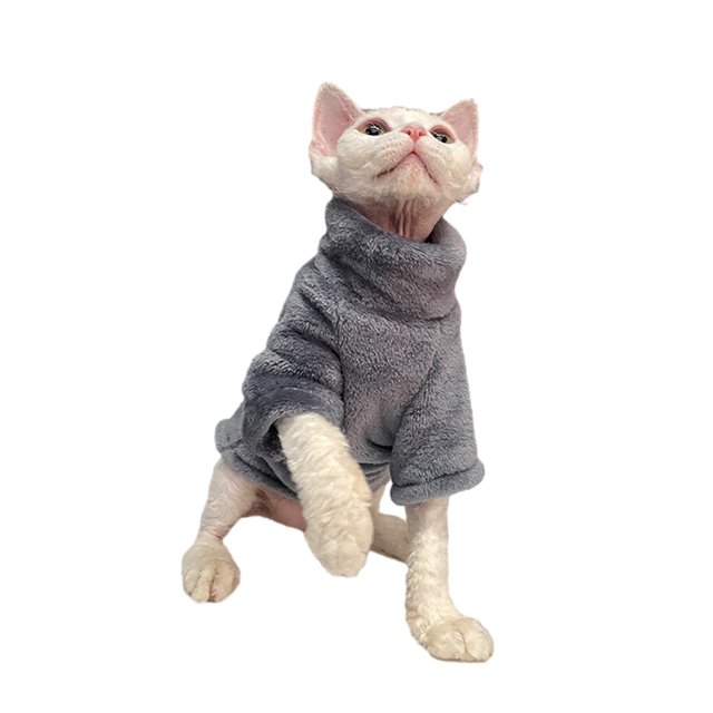 Xingzhi Comfortable And Soft Cat Cloth For – Stay Cozy All Day Cute Practical Clothes For dark grey XXL